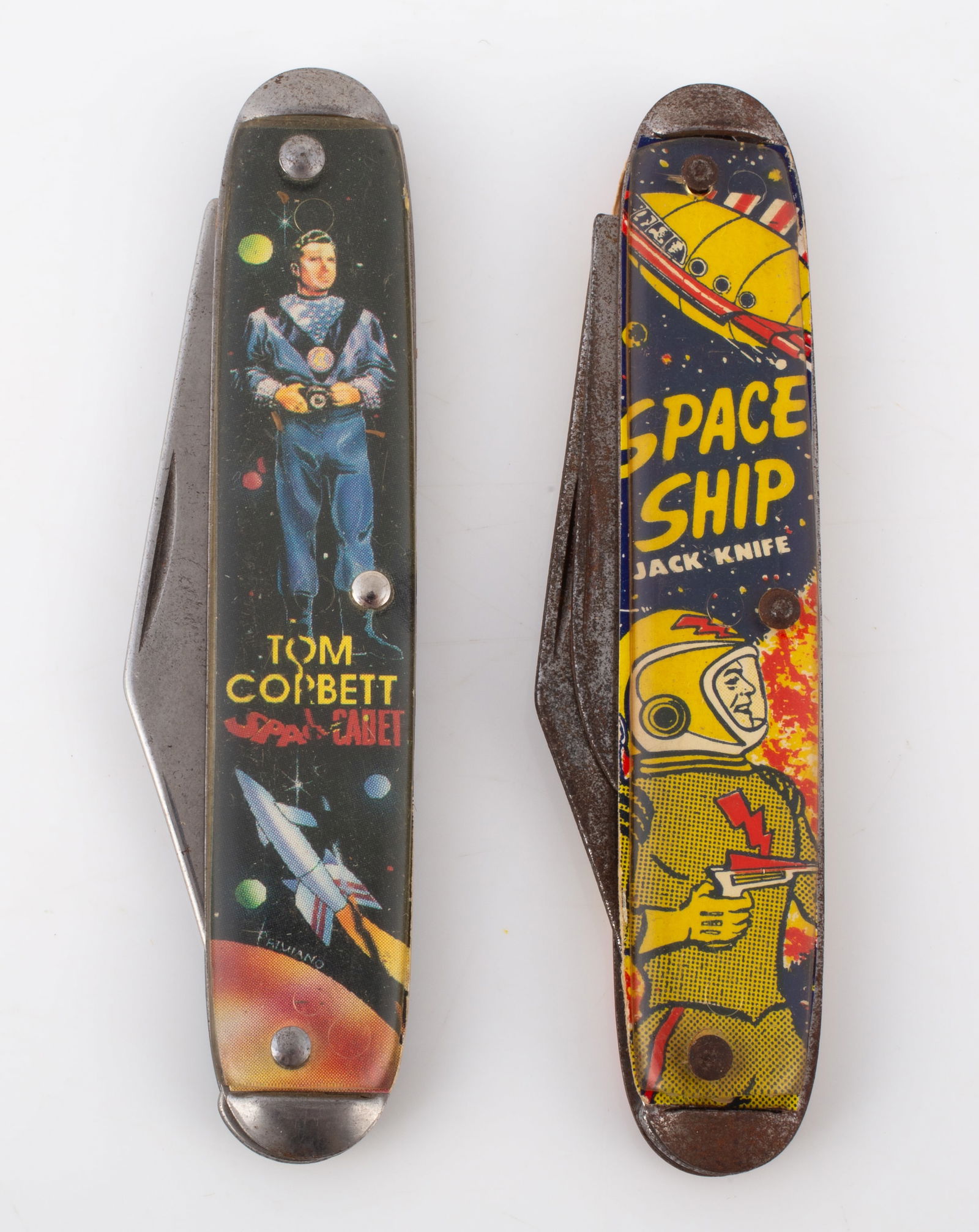 (2) TOM CORBETT SPACE CADET JACK KNIVES / PEN KNIVES (1 of 4)