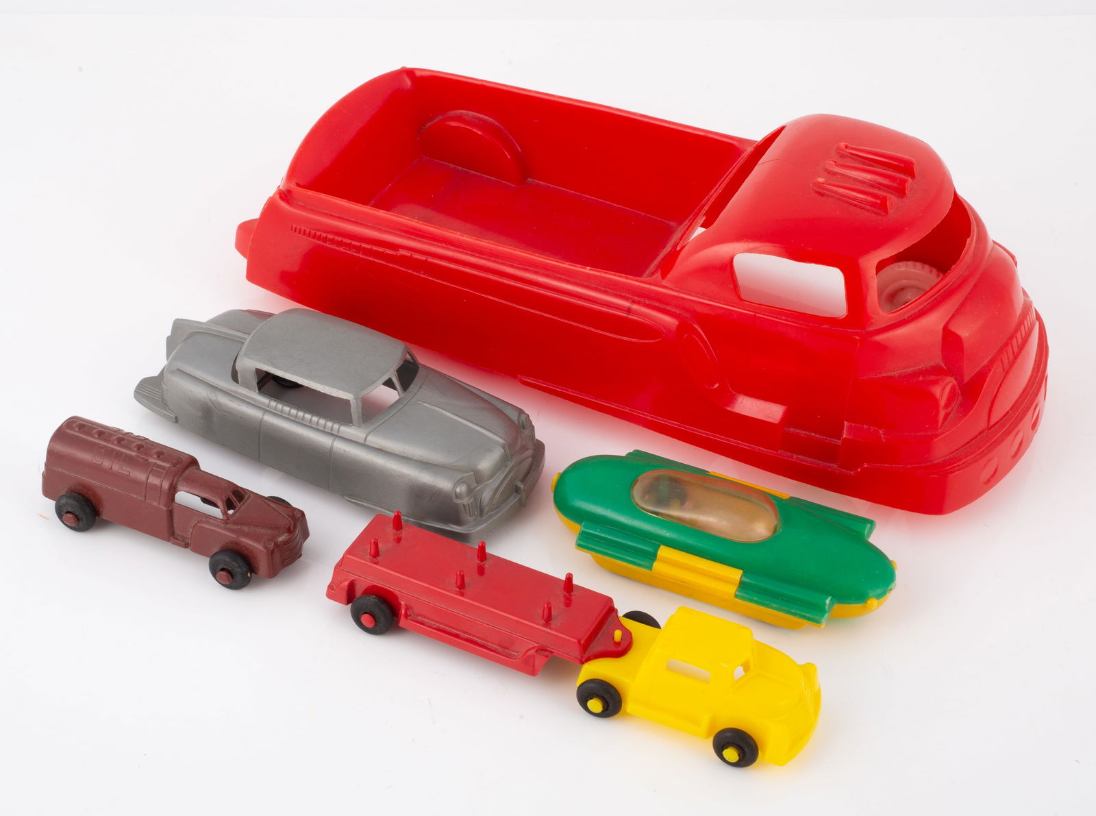 (6) VINTAGE PLASTIC CARS (1 of 7)