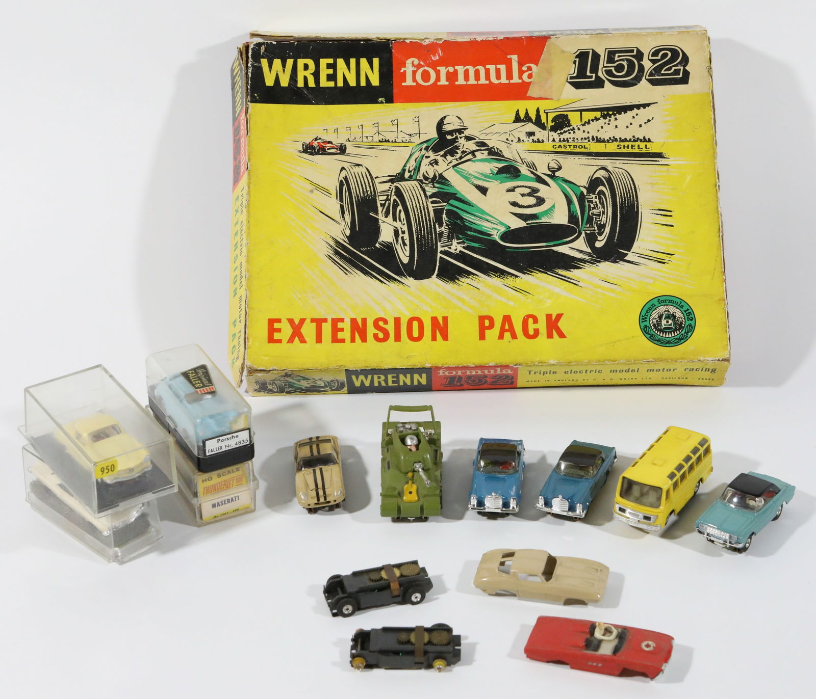 WRENN FORMULA 152 EXENSION PACK & SLOT CARS (1 of 8)