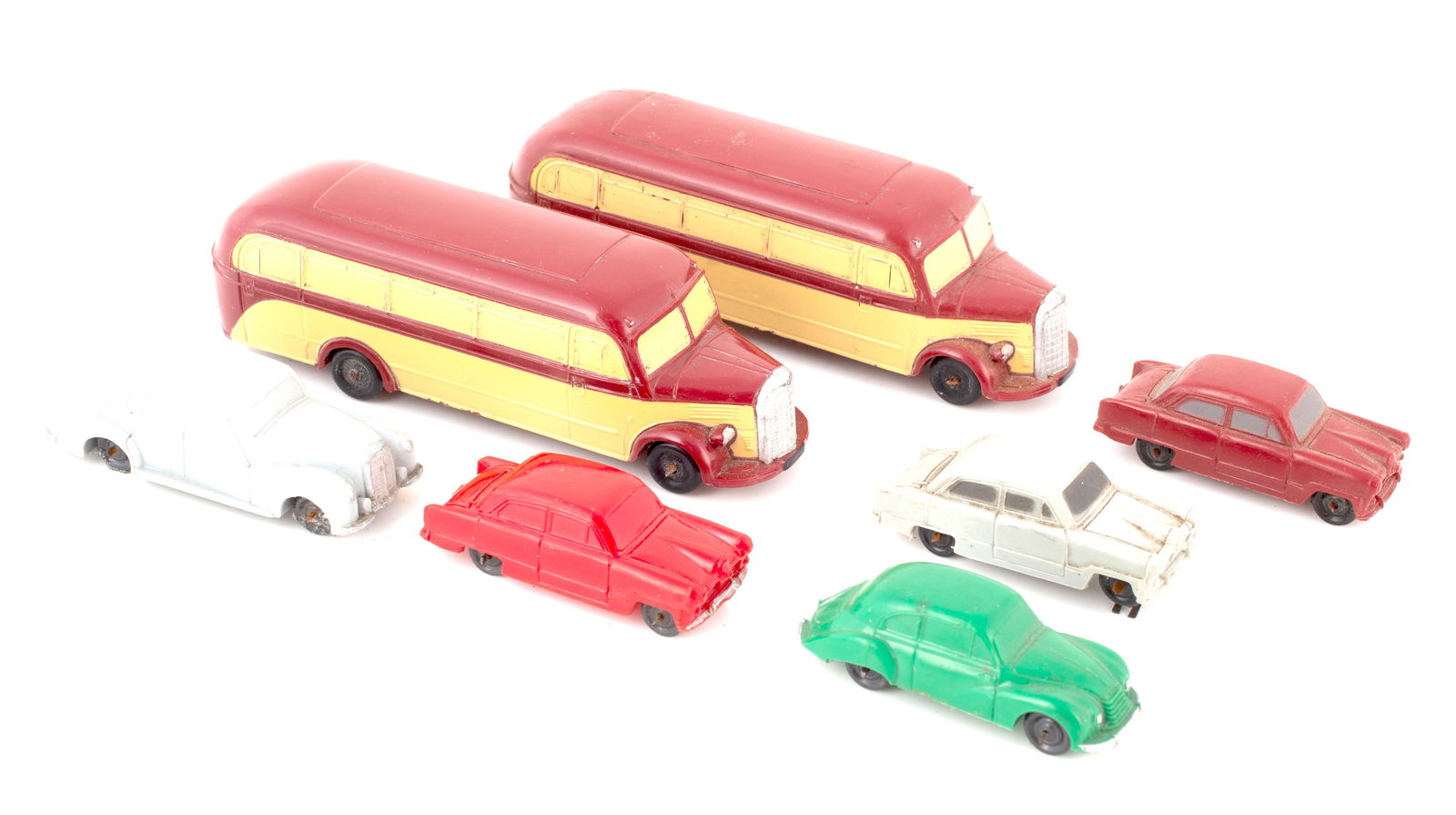 MARKLIN BUS, GERMAN PLASTIC HO AUTOS / VEHICLES (6) (1 of 4)