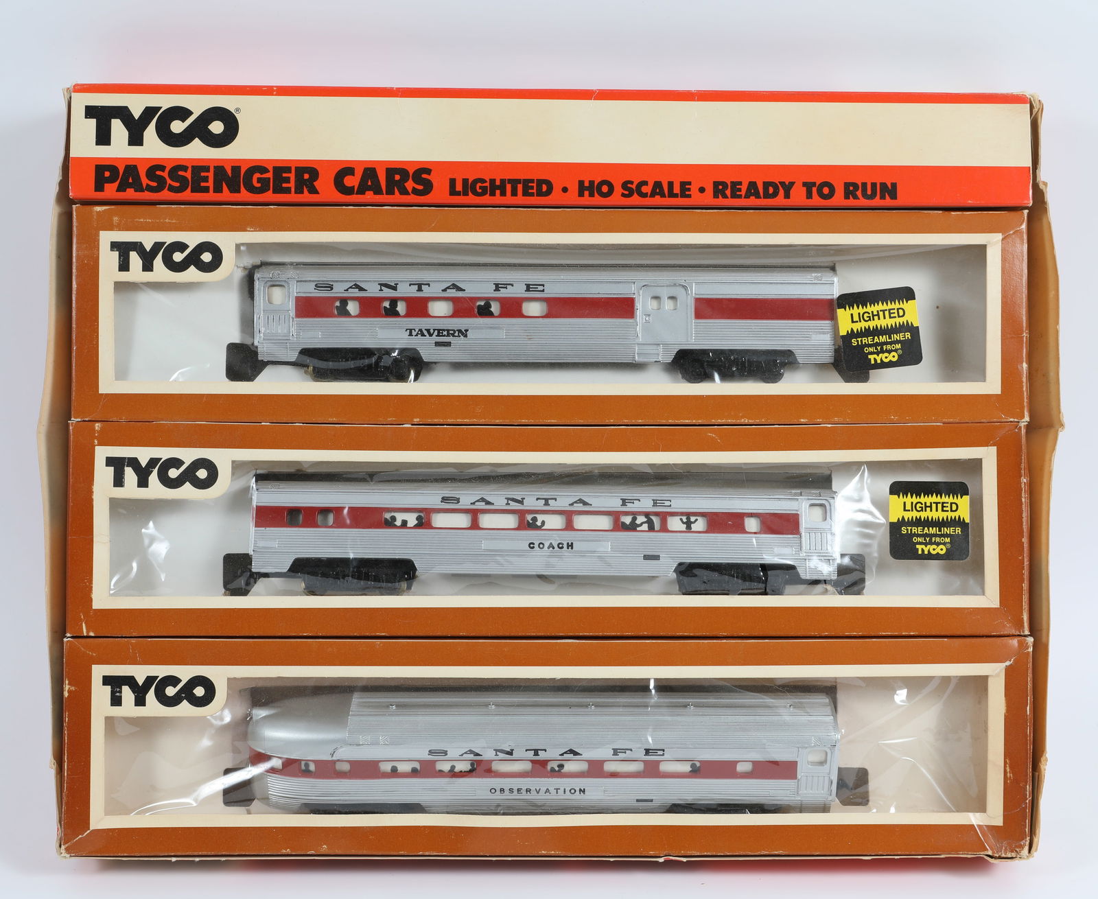 VINTAGE TYCO HO PASSENGER CARS - (3) CAR SET #58 (1 of 4)