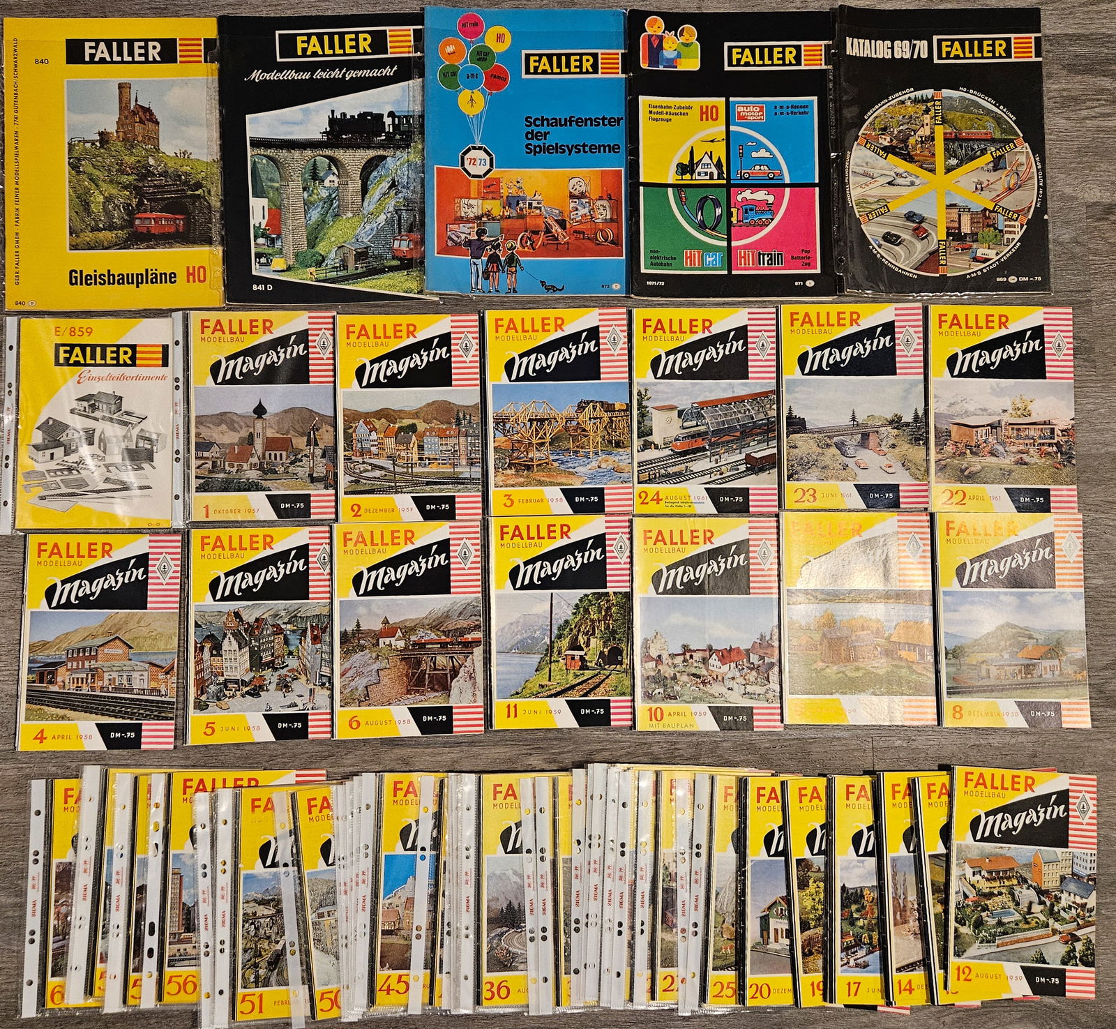 LARGE LOT OF FALLER MAGAZINE & PAPER EPHEMERA (1 of 8)