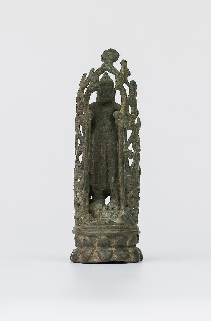 INDIAN BRONZE FIGURE OF BUDDHA (1 of 3)