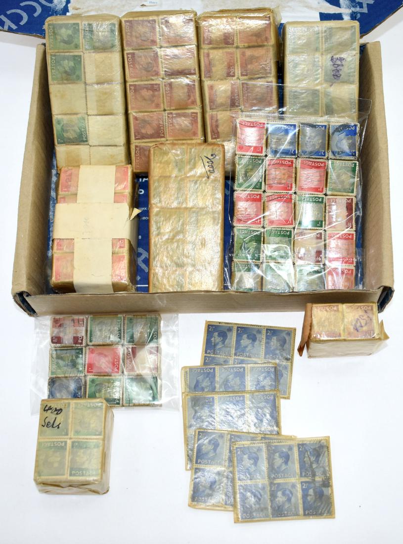 12000$.   British stamps 1936 King Edward VIII, packs (1 of 4)