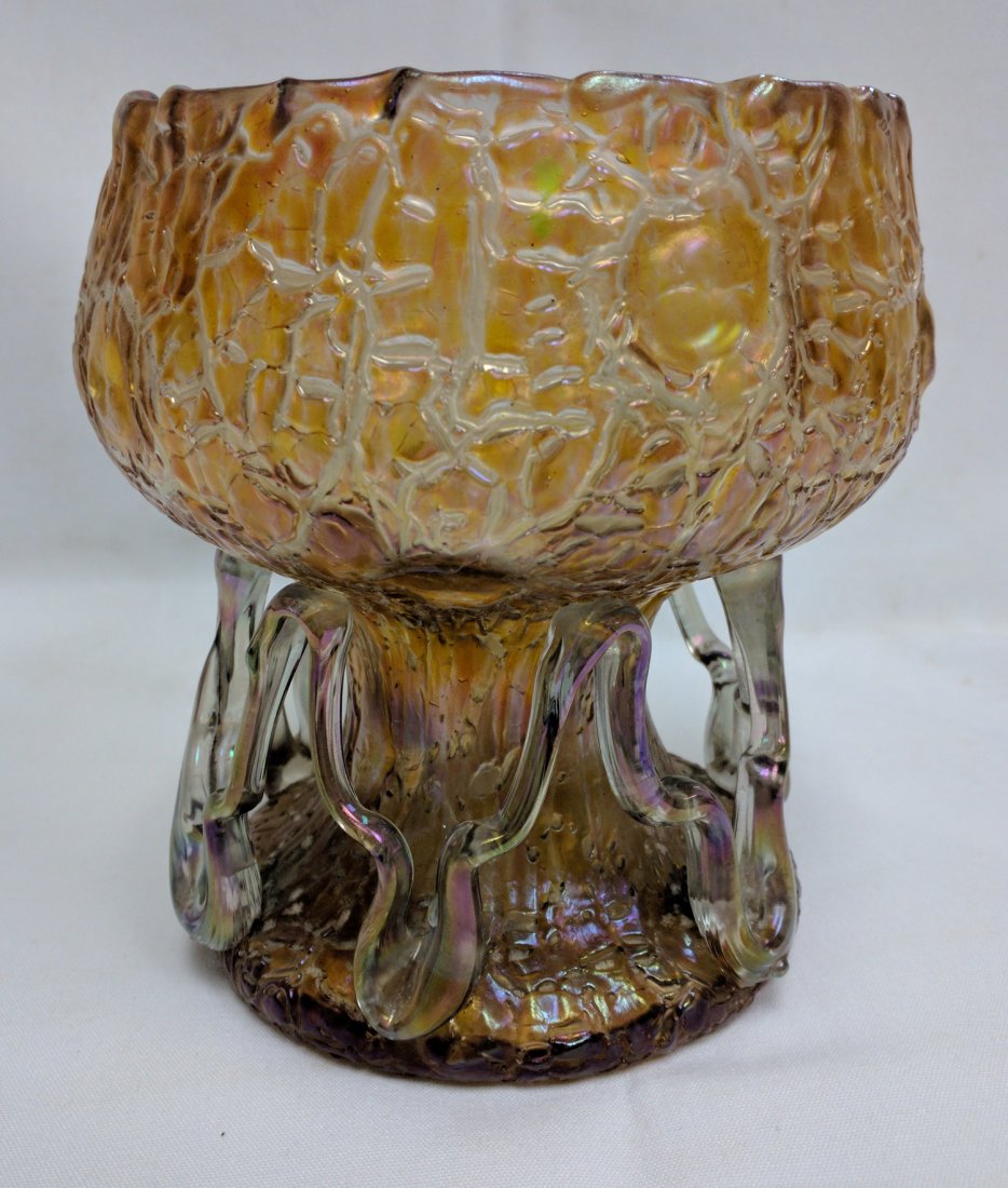 19th Century European Glass Vase. (1 of 9)