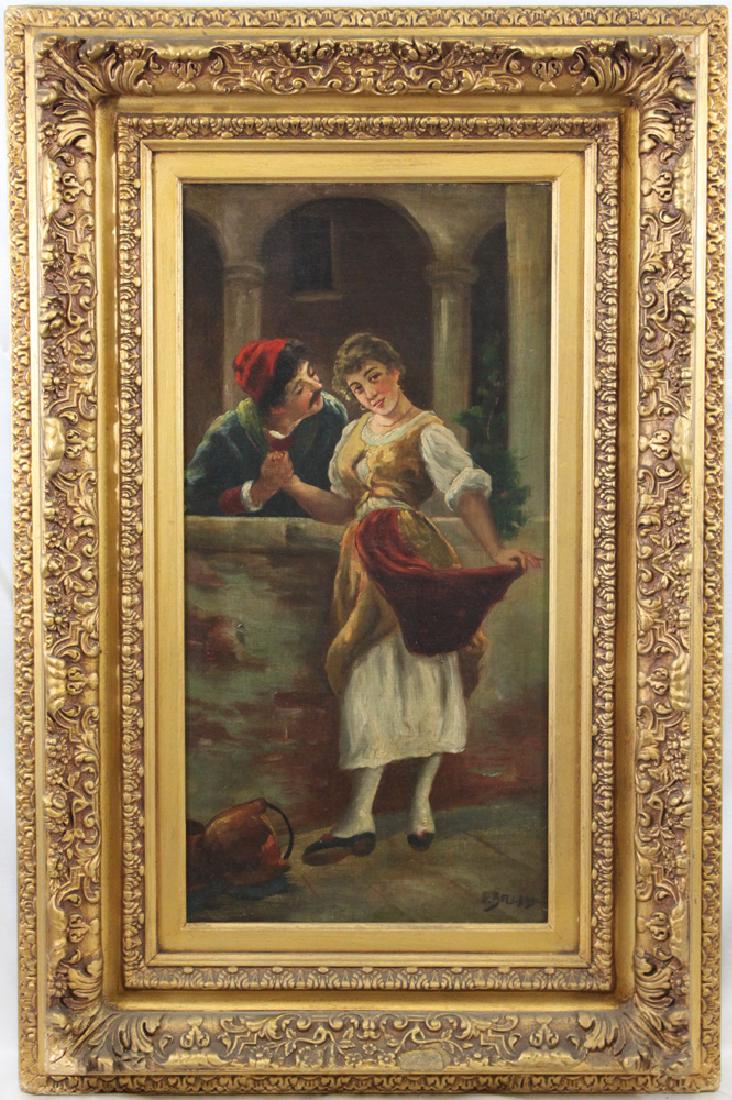 19th Century Italian Oil On Canvas Painting (1 of 4)