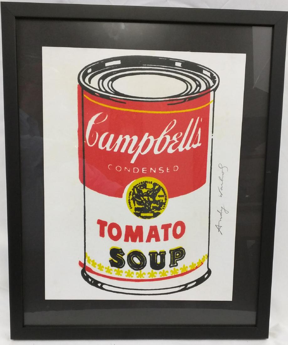 Lithograph After Andy Warhol Campbell’s Tomato Soup (1 of 3)