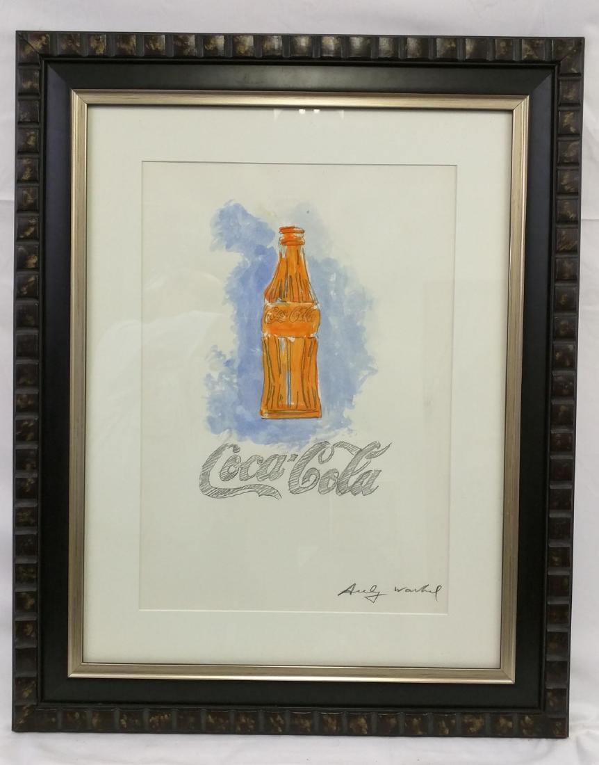 Watercolor After Andy Warhol Coca Cola (1 of 4)