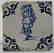 Set of Four (4) 17 Century Dutch Delft Blue Tiles - 2