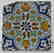 17 Century Dutch Delft Blue Colored Tile - 2