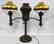 TIFFANY STUDIOS DOUBLE STUDENT LAMP BASE