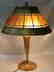 A Tiffany Studios New York Glass & Bronze Linenfold - 8