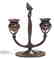 A Tiffany Studios Bronze Double Arm Candelabrum