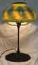 Tiffany Studios Bronze Base With Tiffany Favrile - 2