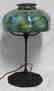 Tiffany Studios Bronze Base With Tiffany Favrile - 4