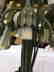 PATINATED BRONZE AND GLASS EIGHTEEN-LIGHT LILY LAMP - 6
