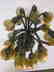 PATINATED BRONZE AND GLASS EIGHTEEN-LIGHT LILY LAMP - 8