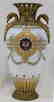 Russian Bronze, Enameled Porcelain Cabinet Vase - 6