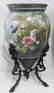 Pair of Hand-Painted Pottery (Porcelain) Vases on - 3