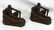 Pair of French 19 Century Bronze Figural Bookends