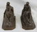 Pair of French 19 Century Bronze Figural Bookends - 4