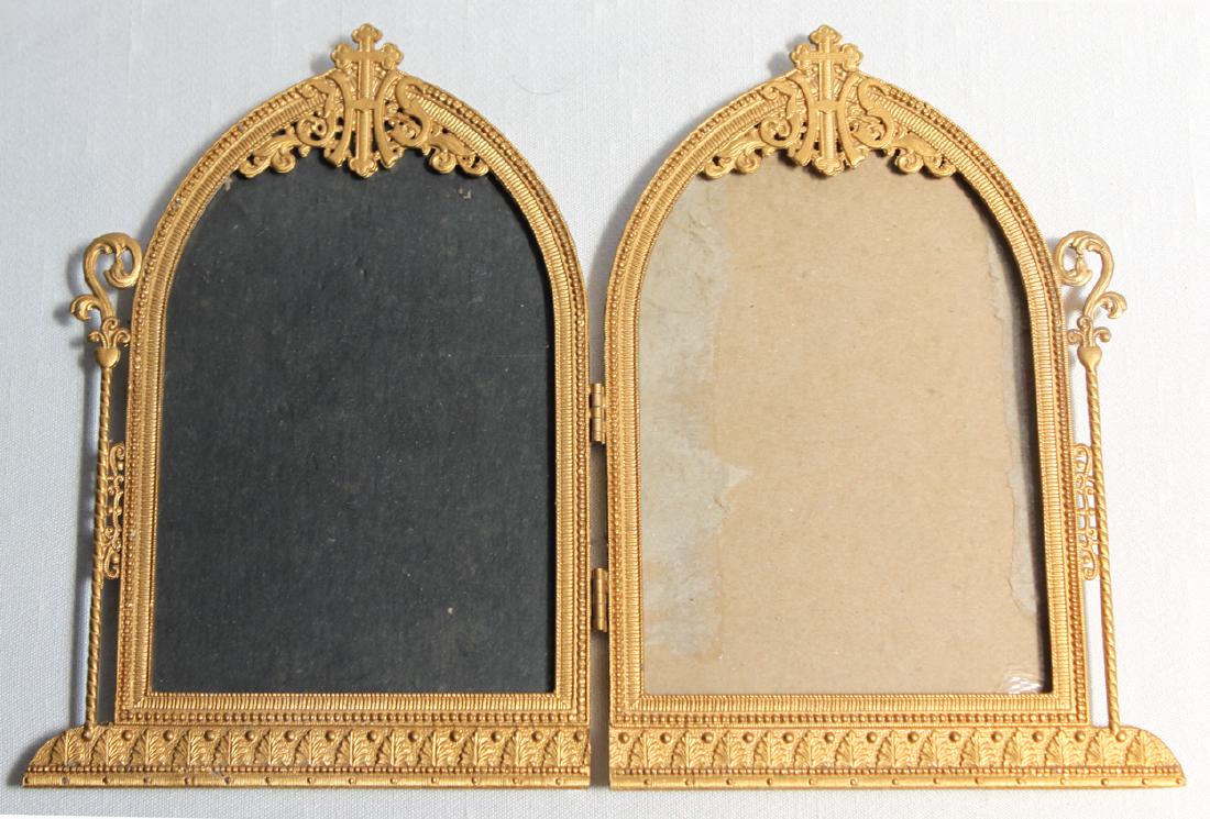 Bronze 19 Century French Double Table Picture Frame (1 of 3)