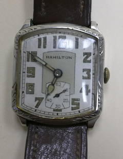 Hamilton Wristwatch: Hamilton Wristwatch If you would like to receive more detailed photos, please let us know. We do not accept credit card charges of over $7,500, this amount is calculated based on all purchases made at