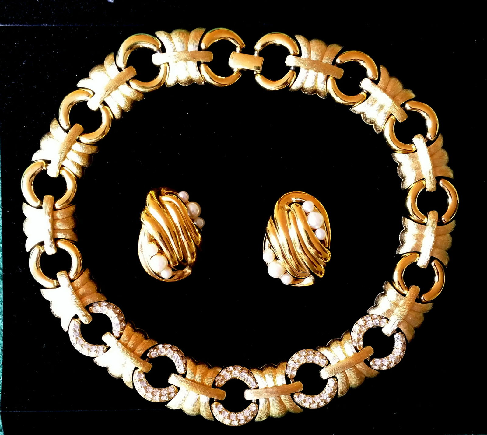 Gold toned Givenchy Necklaces and one pair of Givenchy (1 of 6)