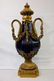 A Pair Of Gilt Bronze Mounted Blue Porcelain Lidded - 4