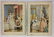Pair English Watercolor Paintings by G. A. Bouvier