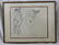 SIGNED PENCIL DRAWING OF TWO NAKED WOMEN