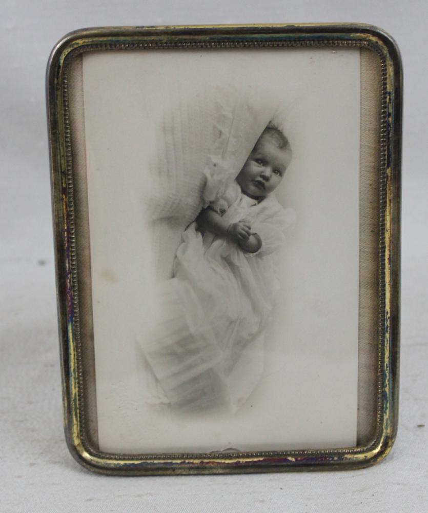 Old American Brass Silver Plated frame from 1920’s (1 of 3)