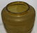 1920’s French Etched Yellow Glass Vase. - 2