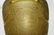 1920’s French Etched Yellow Glass Vase. - 4