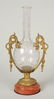 Napoleon III Bronze & Crystal Vase