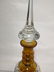 Bohemian Amber Color Cut-to-Clear Decanter - 3