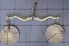 Barcelona Old Brass Hanging Scale With Two Plates