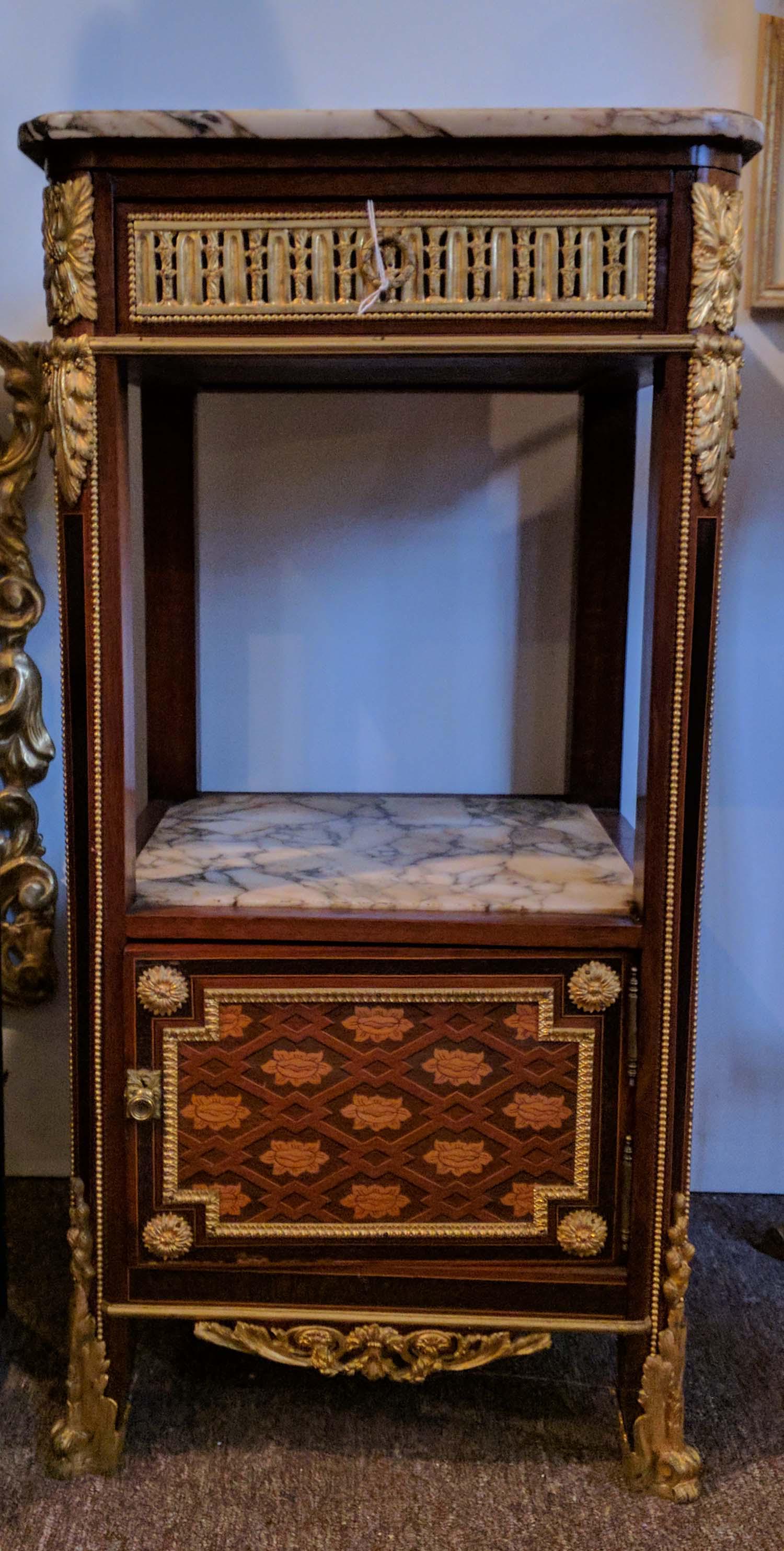 19 Century Louis XVI style Marble Topped, Ormolu (1 of 6)