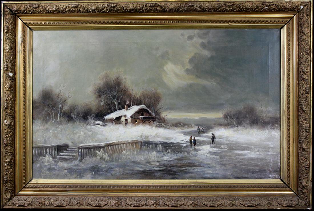 EUROPEAN SCHOOL: WINTER SCENE (1 of 6)