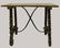 17 Century Italian Walnut Table with Wrought-Iron
