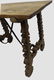 17 Century Italian Walnut Table with Wrought-Iron - 6