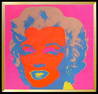 Silkscreen or print poster of Marilyn Monroe