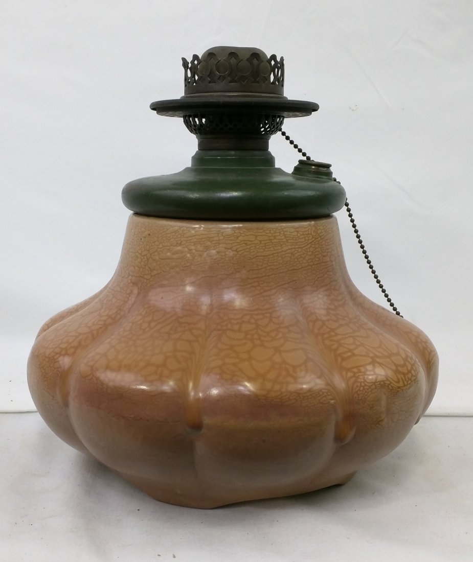 Hampshire Pottery Oil Lamp Base (1 of 7)