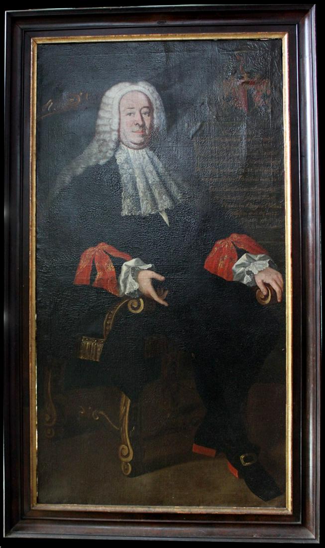 German School (18th Century) - Portrait of a Judge, (1 of 6)
