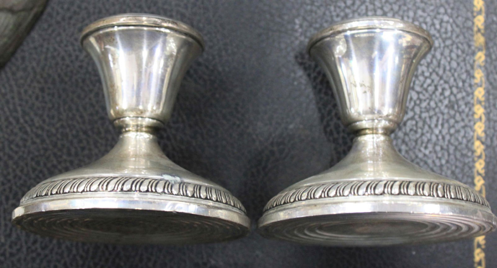 Sterling Silver Candleholders (1 of 5)