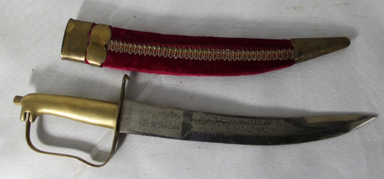 Indo Persian Old Brass Dagger (1 of 4)