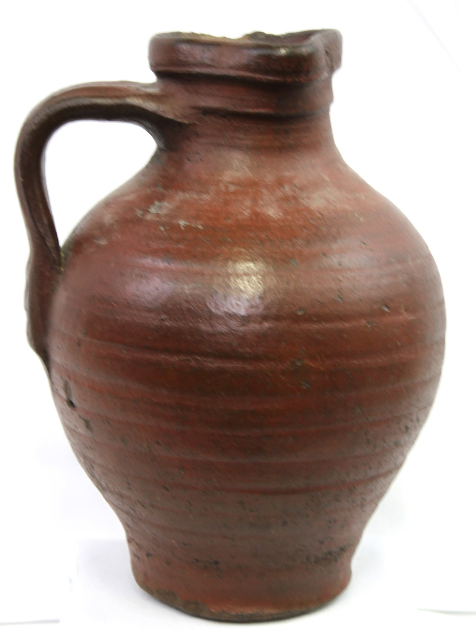 Medieval European 12th Century Pingsdorf Jar: Medieval European 12th Century Pingsdorf Jar (Ceramic) Stoneware Size: Height 11 inches, width 8 inches If you would like to receive more detailed photos, please let us know. We do not accept credit c