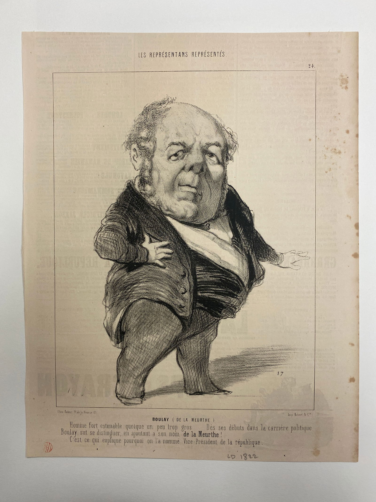 Honore Daumier,  Collection of 10 Original Lithographs (1 of 10)