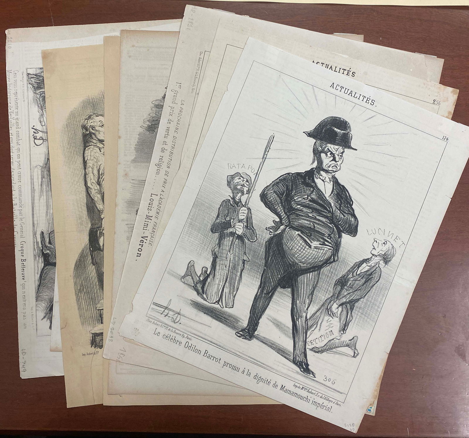 Honore Daumier, Collection of 10 Original Lithographs (1 of 11)