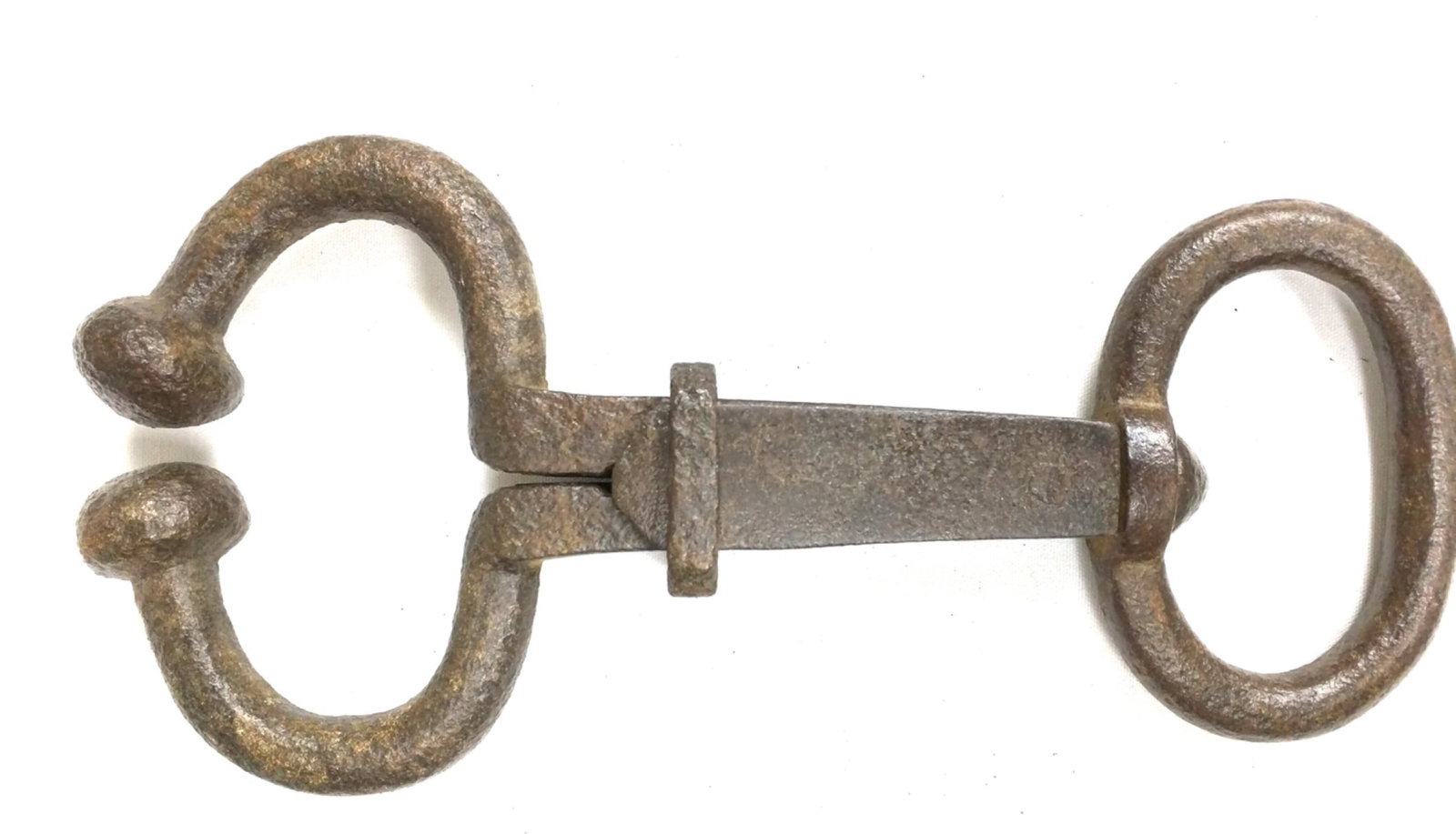 18th Century Hand-Forged Wrought Iron Swivel Double Meat Hook (1 of 4)